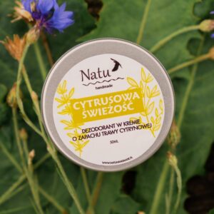 NATU HANDMADE Dezodorant w kremie Cytrusowa Świeżość 50 ml