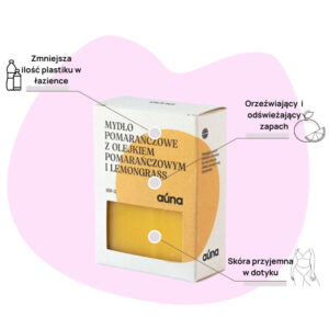 AUNA Mydło pomarańczowe