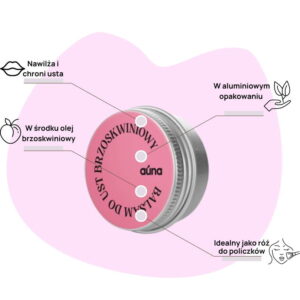 AUNA Balsam do ust brzoskwiniowy