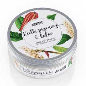 ANWEN Kiełki pszenicy i Kakao maska do włosów wysokoporowatych 200ml
