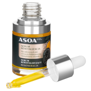 ASOA Serum do twarzy rewitalizacja z kwasem hialuronowym i kompleksem witamin