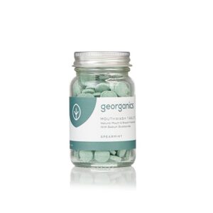 GEORGANICS Tabletki do płukanie jamy ustnej zielona mięta 180 sztuk