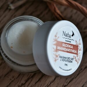 NATU HANDMADE Baslam do ust z ksylitolem Słodka Mandarynka