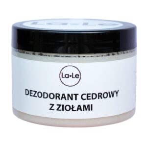 LA-LE Dezodorant w kremie cedrowy z ziołami 150ml