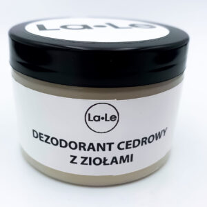 LA-LE Dezodorant w kremie cedrowy z ziołami 150ml