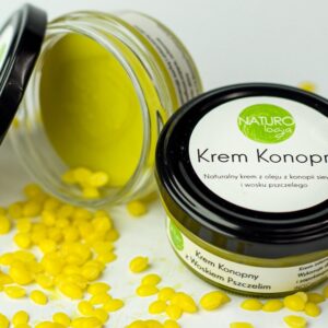 NATUROLOGIA Naturalny krem konopny z oleju z konopi siewnej i wosku pszczelego