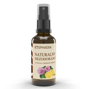 BOSPHAERA Naturalny dezodorant w sprayu cytryna i drzewo różane