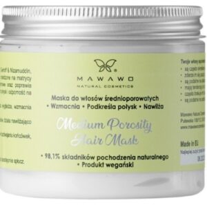 MAWAWO Maska do włosów średnioporowatych