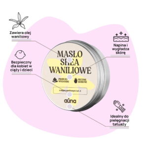 AUNA Masło shea waniliowe w puszce 60ml