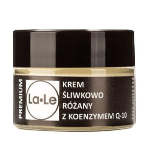 LA-LE Krem do twarzy śliwkowo - różany z koenzymem Q10