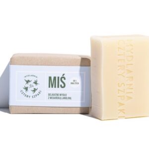 CZTERY SZPAKI Delikatne mydło Miś z wegańską lanoliną