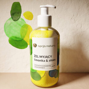 OPCJA NATURA Żel myjący do twarzy limonka & aloes