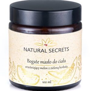 NATURAL SECRETS Bogate masło do ciała Orzeźwiający melon z zieloną herbatą